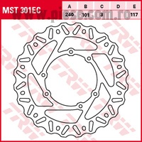 Disc frana fata TRW MST301EC - Honda CR 125 R - CR 250 R - CR 500 R (97-07) - CRF 250 - 450 R/X (04-19)
